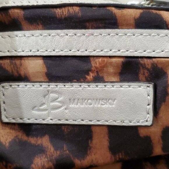 B Makowsky Leather Hobo Shoulder Bag Handbag Tote Purse Pebbled WOMEN'S WOMAN'S - Picture 9 of 11